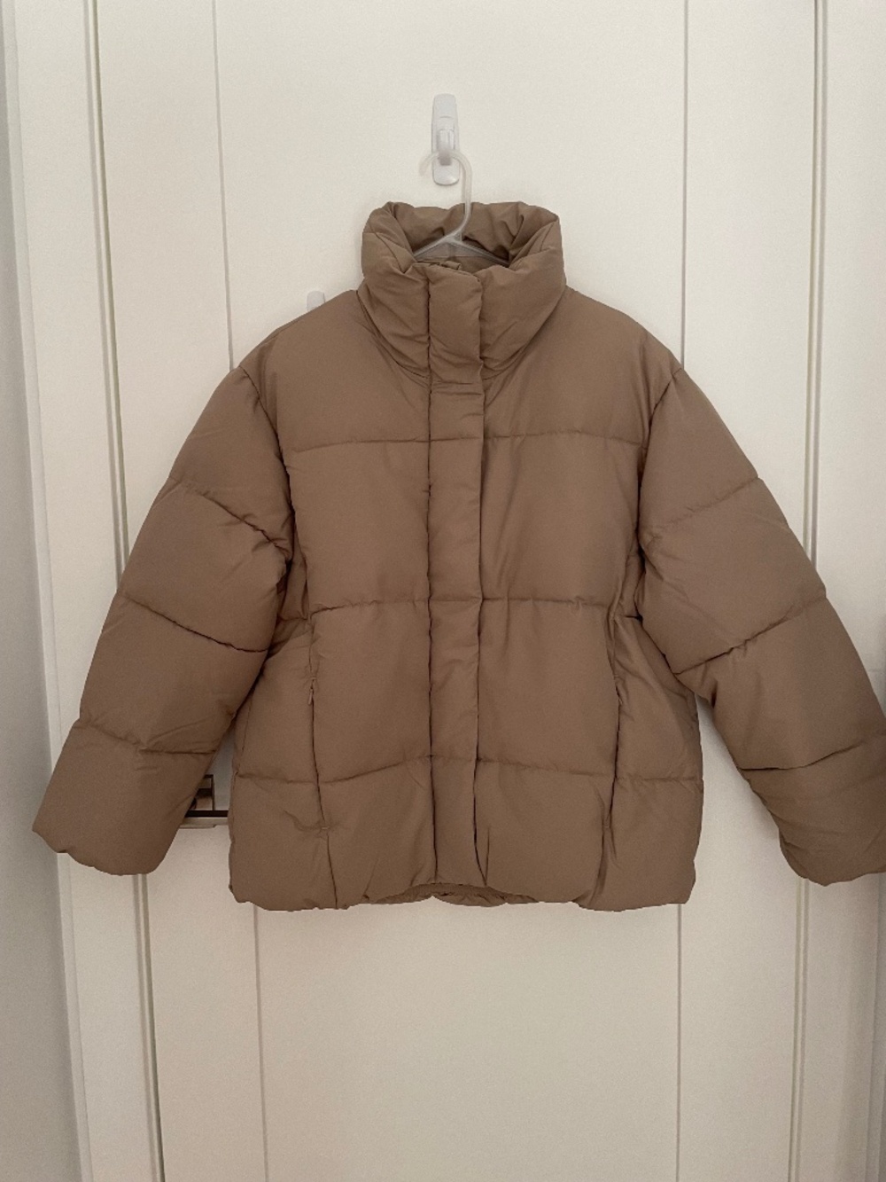 Splendid Tan Short Puffer